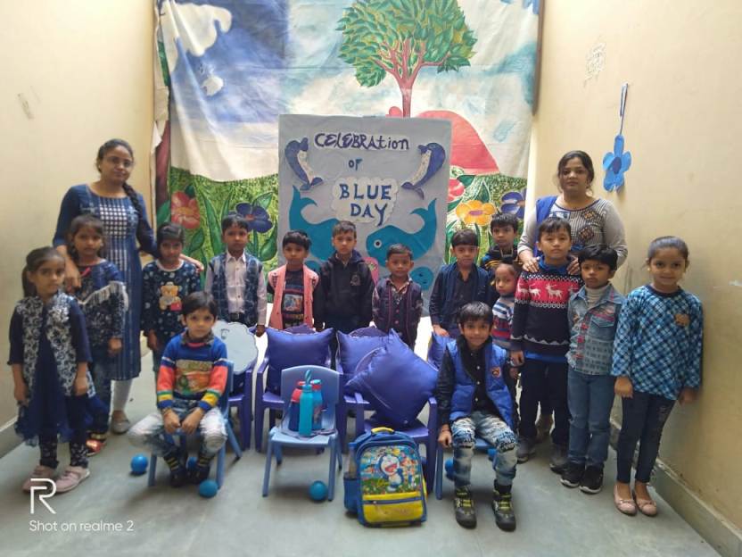 Blue day celebration
