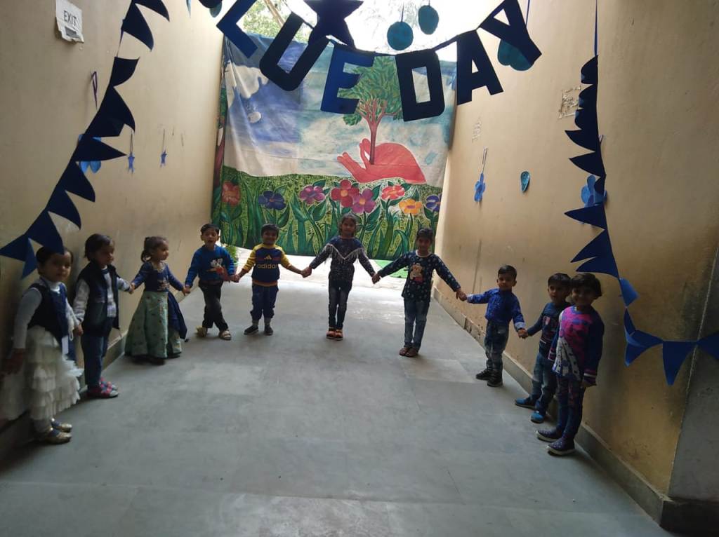 Blue day celebration